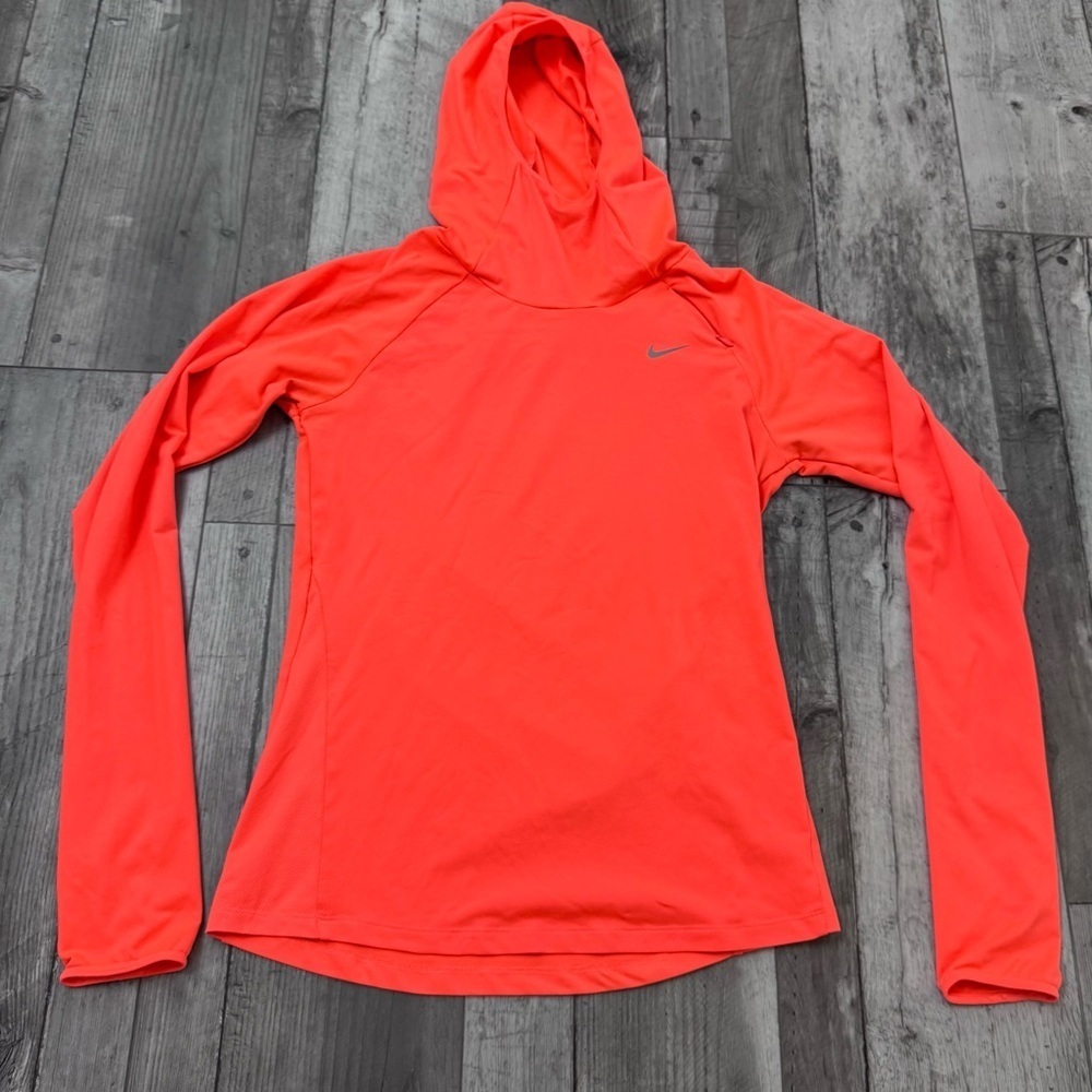 Nike Women's Element Running Hoodie Raglan Long Sleeve Sweatshirt, Orang…